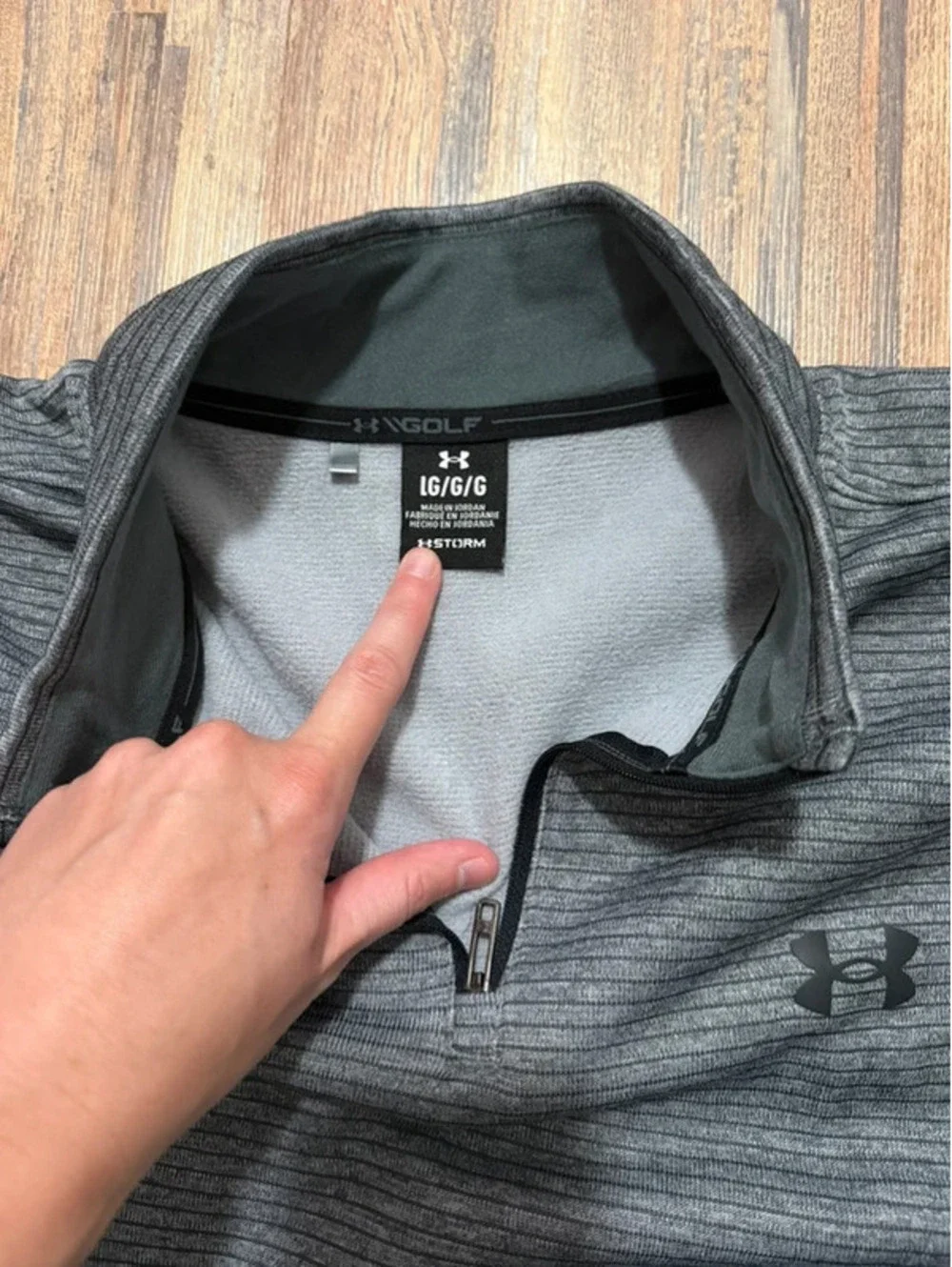 Under armour golf men’s 1/4 zip large